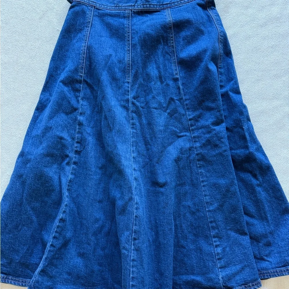 Kate‎ Spade Broome Street Blue Midi Skirt
